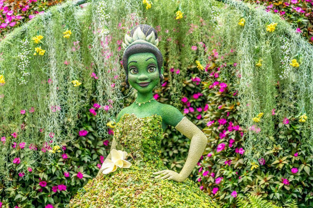 Tiana Topiary At Epcot 2023 Photography Art | William Drew Photography
