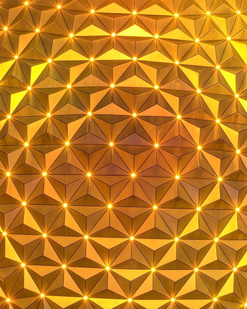 Amber - Epcot Abstract Wall  Art