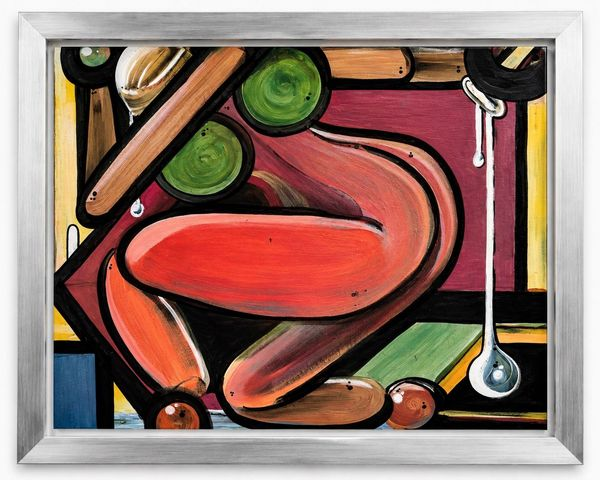 Pouring It Out | Original Abstract Art by Michael J. Thomas