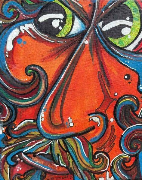 Judges | Original Abstract Art by Michael J. Thomas