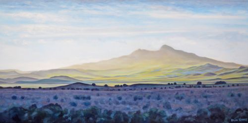 Red Mountain OIl Painting