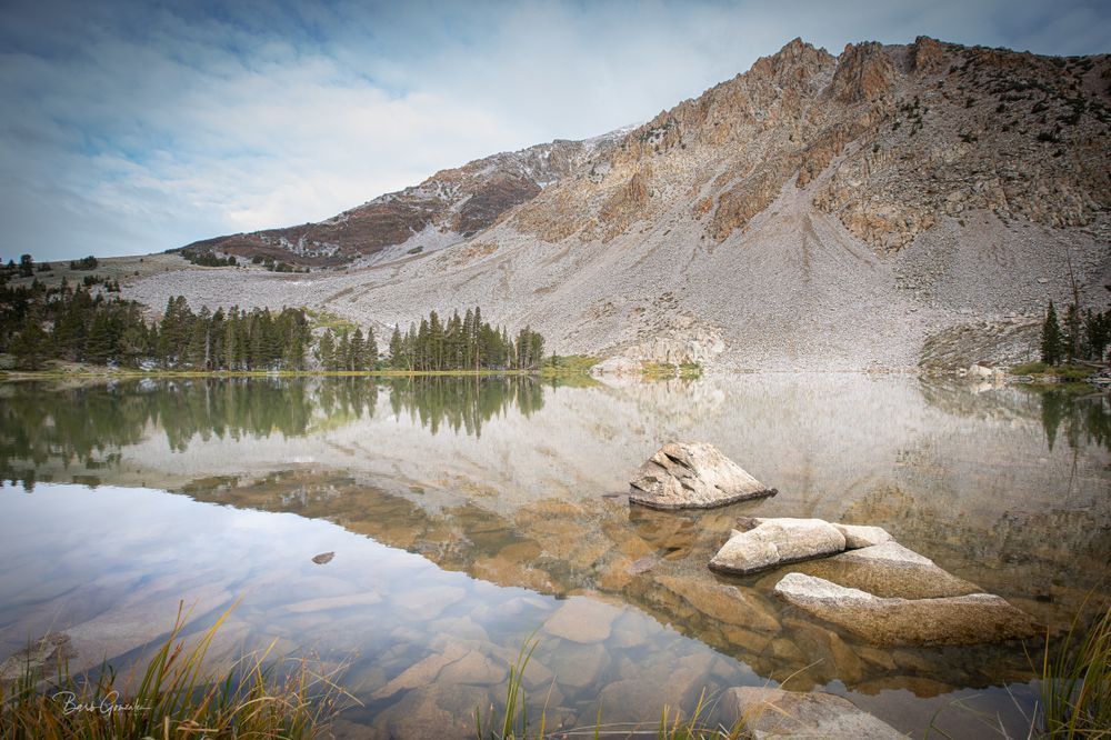Trumbull Lake Reflections And Rocks Photography Art | Barb Gonzalez Photography