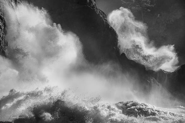 Black And White Exploding Waves Photography Art | Barb Gonzalez Photography