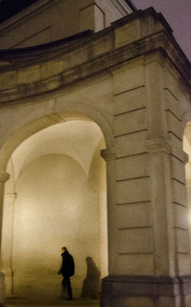 Abstract night Royal Stables Photo for sale by Barb Gonzalez Photography