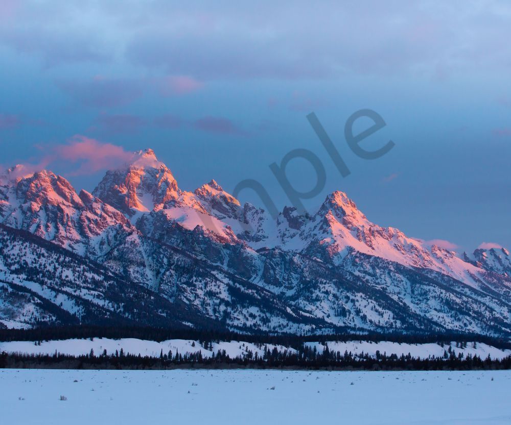 Tetons Alpenglow Photography Art | Barb Gonzalez Photography