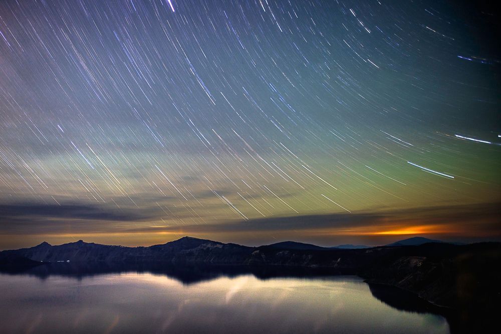 Cratercolorfulstartrails Photography Art | Barb Gonzalez Photography