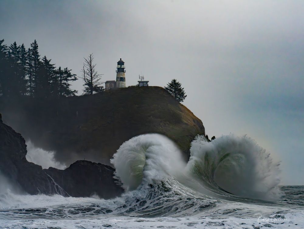 Cape Disappointment Waves  Photography Art | Barb Gonzalez Photography