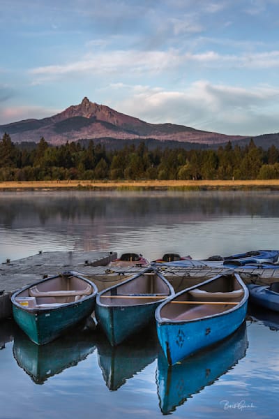 Canoes Black Butte Mt Washington Photography Art | Barb Gonzalez Photography