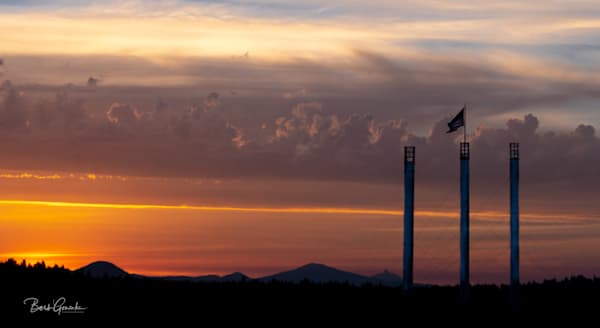 Old Mill Stack Sunset   Bend Photography Art | Barb Gonzalez Photography