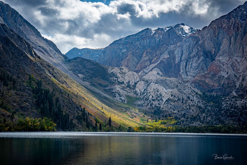 Light On Hill Convict Lake Photography Art | Barb Gonzalez Photography