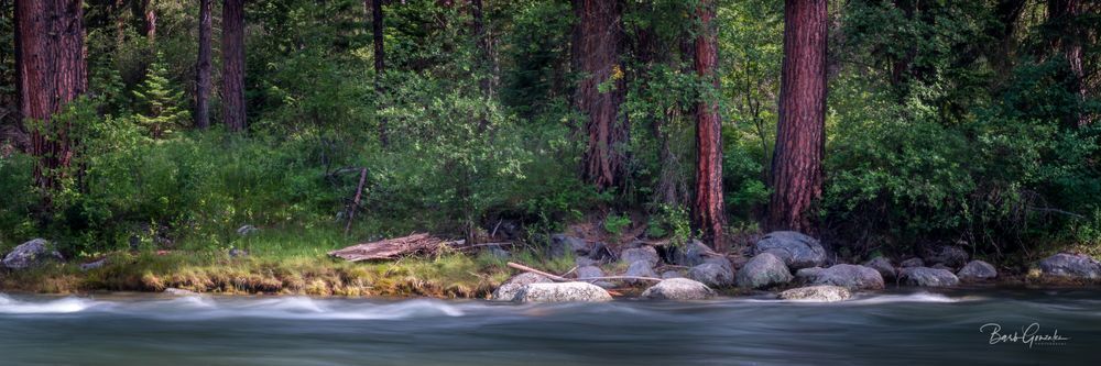 Flowing Minam Creek   Wide Photography Art | Barb Gonzalez Photography