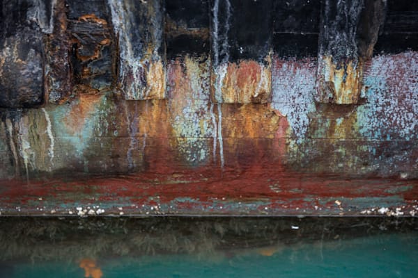 Rusty Boat Abstract Photography Art | Barb Gonzalez Photography