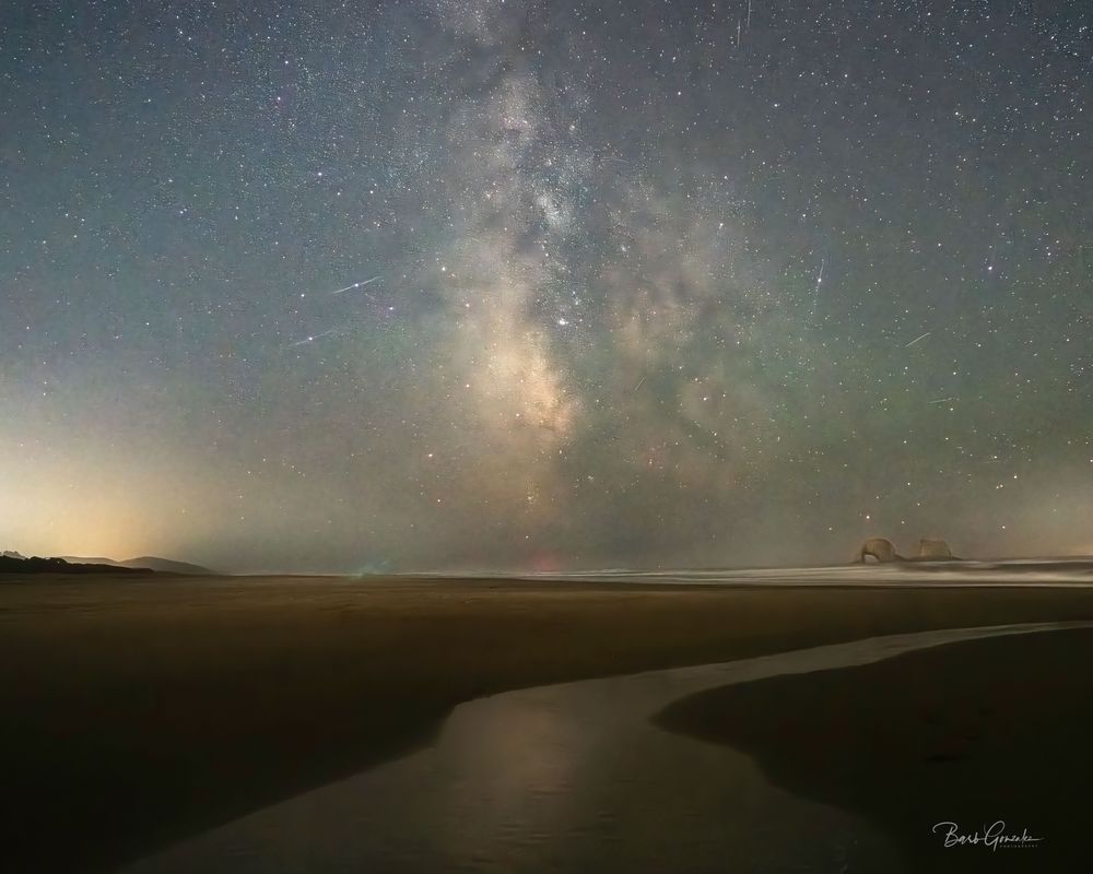 Rockawaybeachmilkyway Wriver Photography Art | Barb Gonzalez Photography