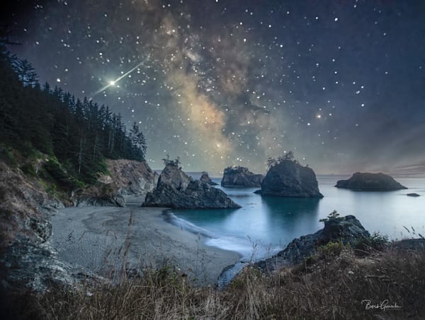 Secret Beach Milky Way Photography Art | Barb Gonzalez Photography