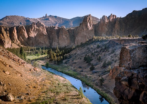 Smith Rock Crooked River   Early Light Photography Art | Barb Gonzalez Photography