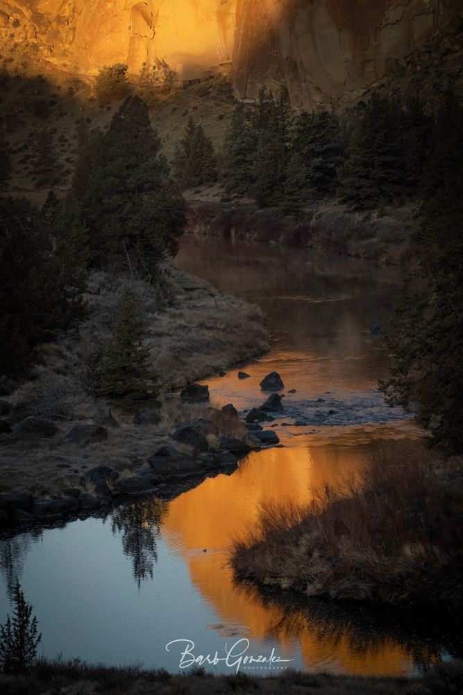 Smithrock Liquidgold Photography Art | Barb Gonzalez Photography