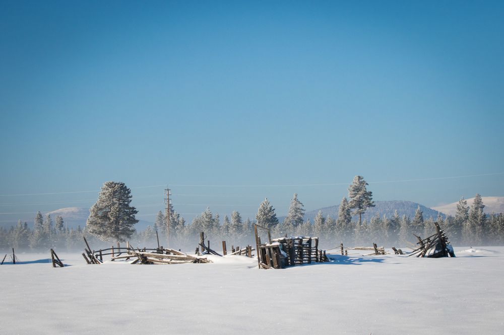 Snowy Dilapidated Barn Photography Art | Barb Gonzalez Photography