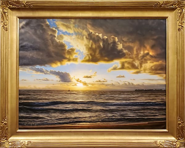 Beyond The Sunset   Oil On Linen Art | juliaomalleykeyes