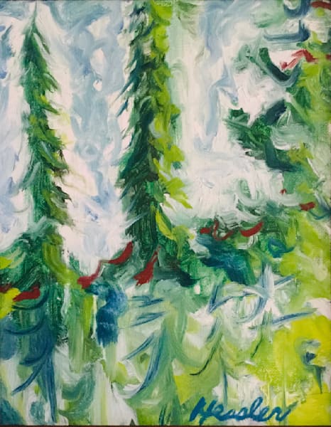 Misty Morning In The Redwood Forest Art | Tom Hessler Gallery