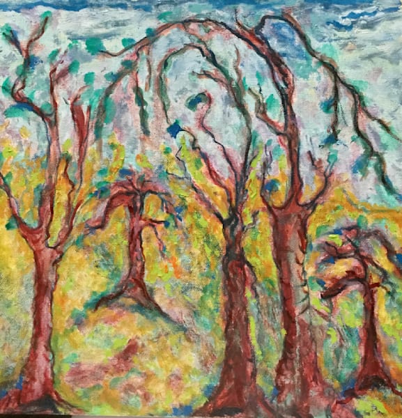 Twisted  Trees Embrace Art | Tom Hessler Gallery
