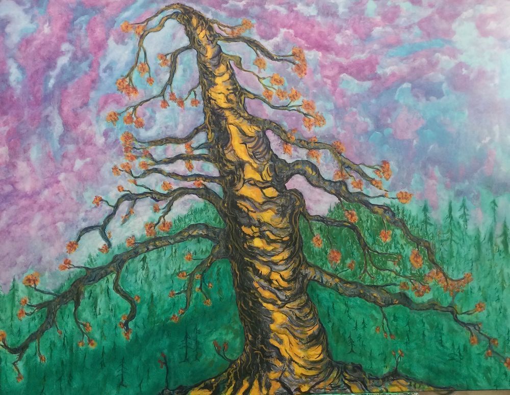 Mystic Spiral In A Twilight Grove Art | Tom Hessler Gallery