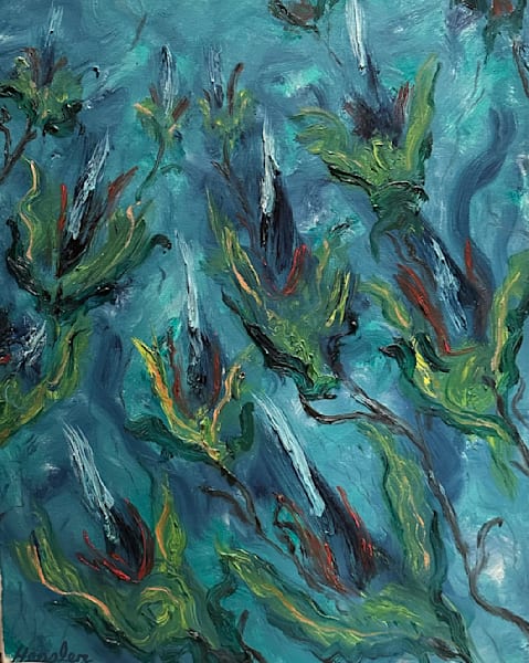 Peaceful Shades Of Blue Art | Tom Hessler Gallery