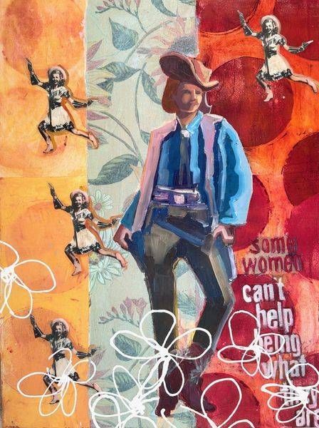 Sassy Cowgirl Art | memoryartgirl