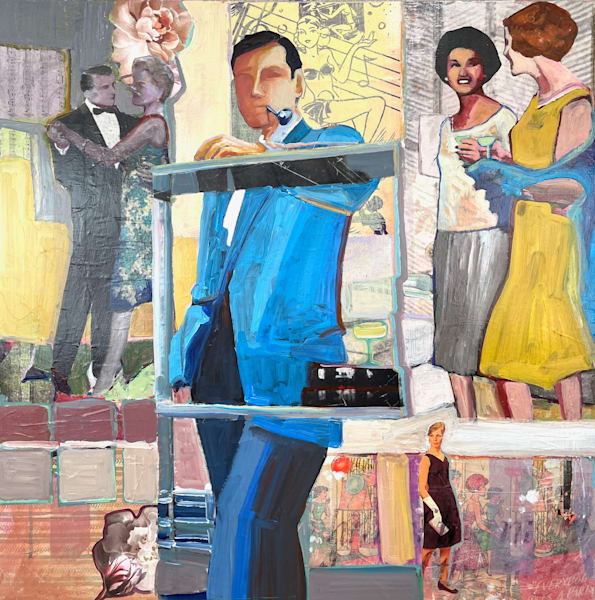 Champagne Night Art | memoryartgirl