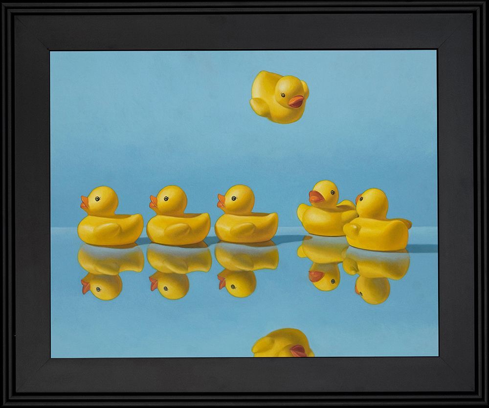 Getting All Your Ducks in a Row original painting