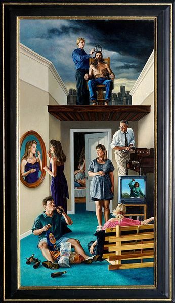Seven deadly sins painting | Kevin Grass Fine Art