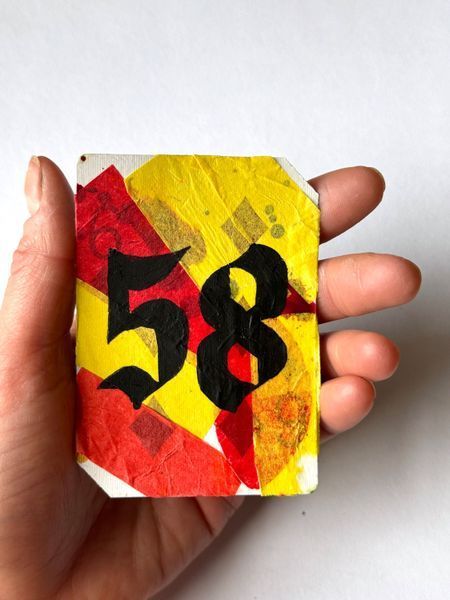 58 Magic Card 58 Card / 6 of Diamonds