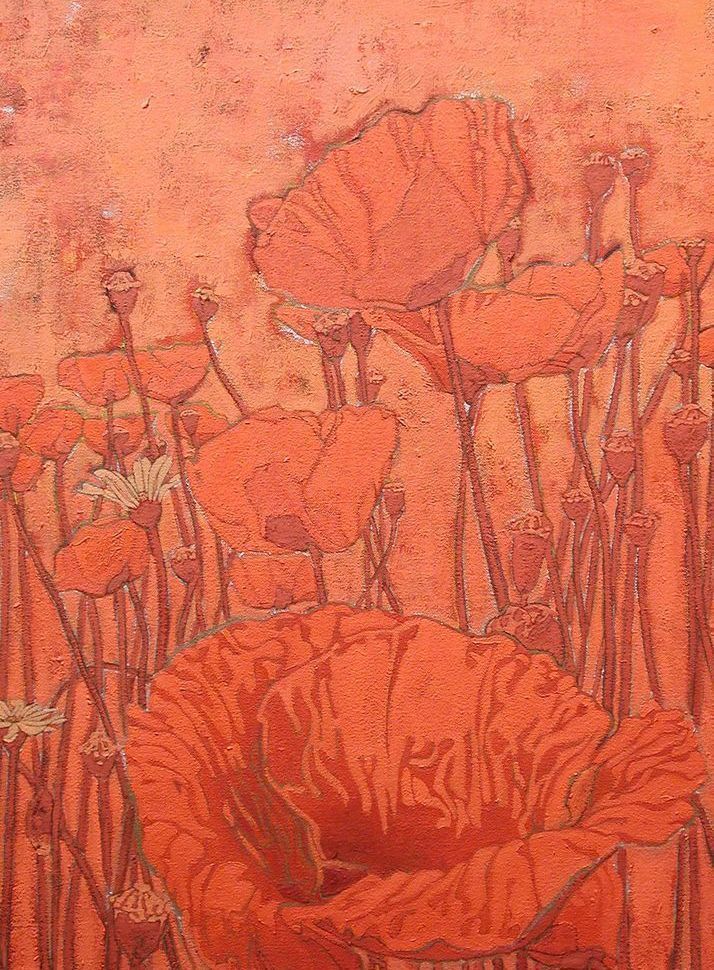 Poppies Card Art | Joseph Jackino