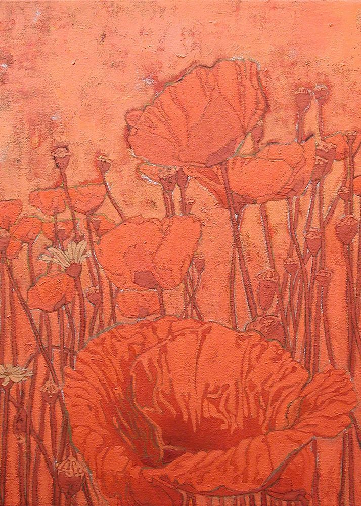 Poppies Card Art | Joseph Jackino