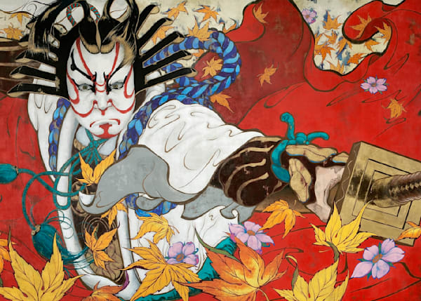Kabuki Card Art | Joseph Jackino
