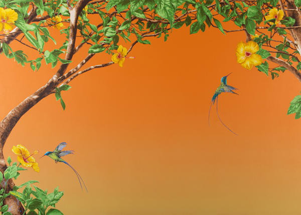 Hummingbirds Card Art | Joseph Jackino