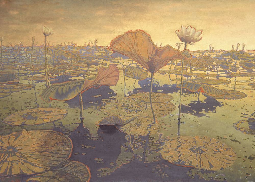 Lily Pads Card Art | Joseph Jackino