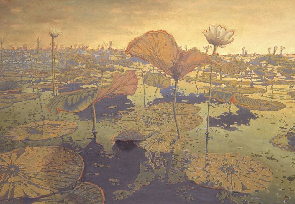 Lily Pads Card Art | Joseph Jackino