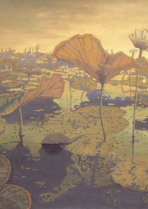 Lily Pads Card Art | Joseph Jackino