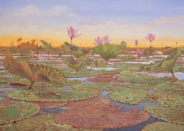 Lily Pads Ii Card Art | Joseph Jackino