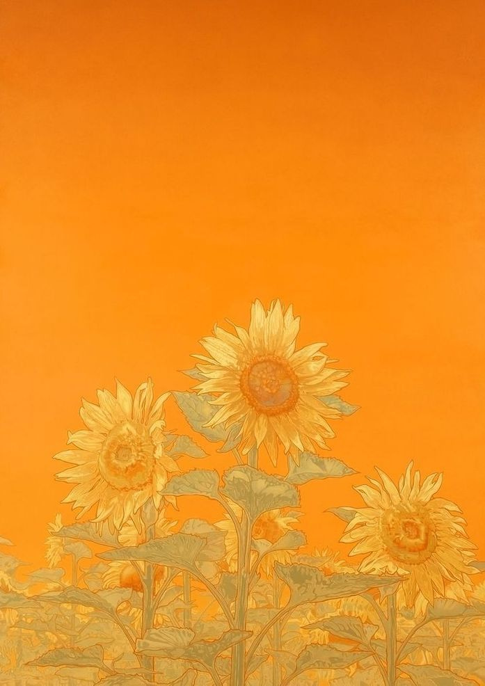 Sunflower Field Card Art | Joseph Jackino