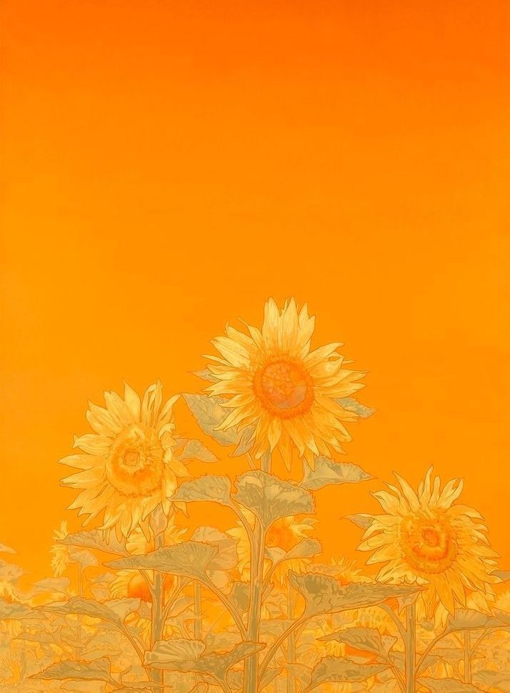 Sunflower Field Card Art | Joseph Jackino