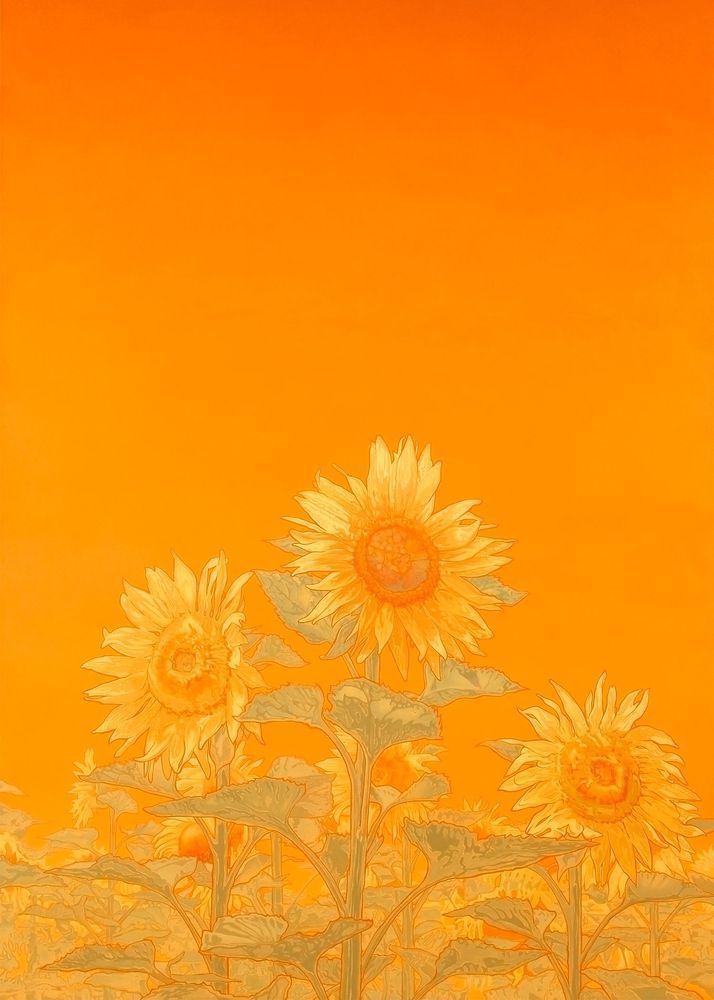 Sunflower Field Card Art | Joseph Jackino