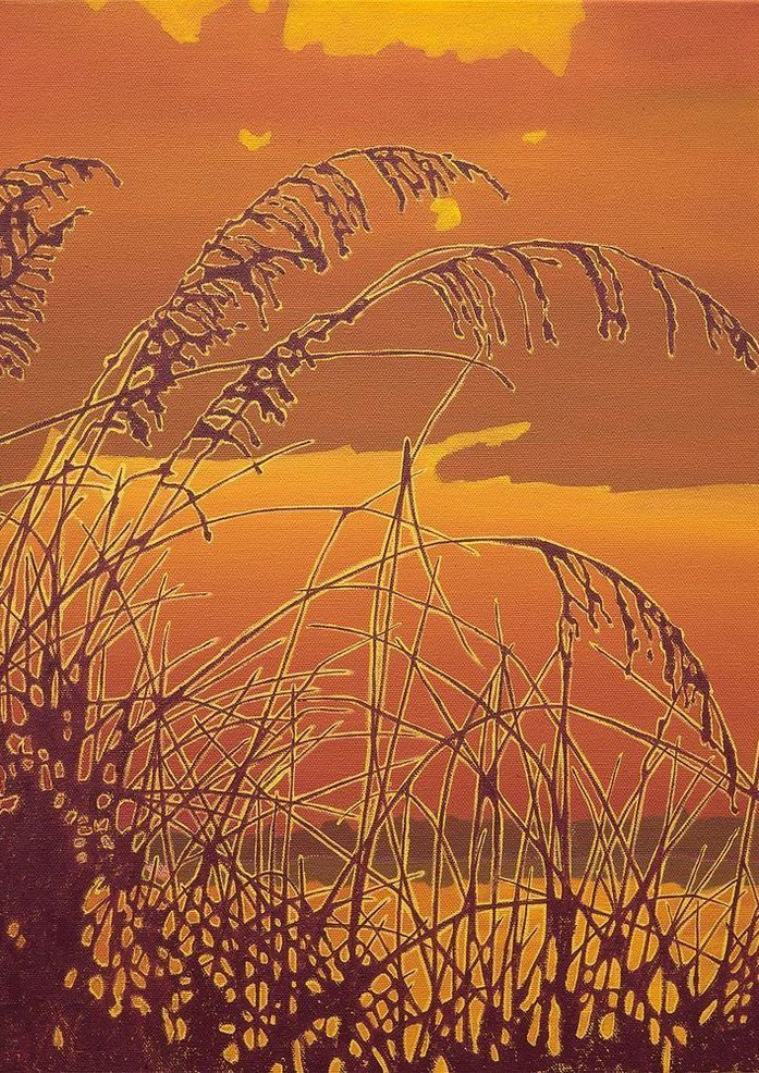 Sea Oats Ii Card Art | Joseph Jackino