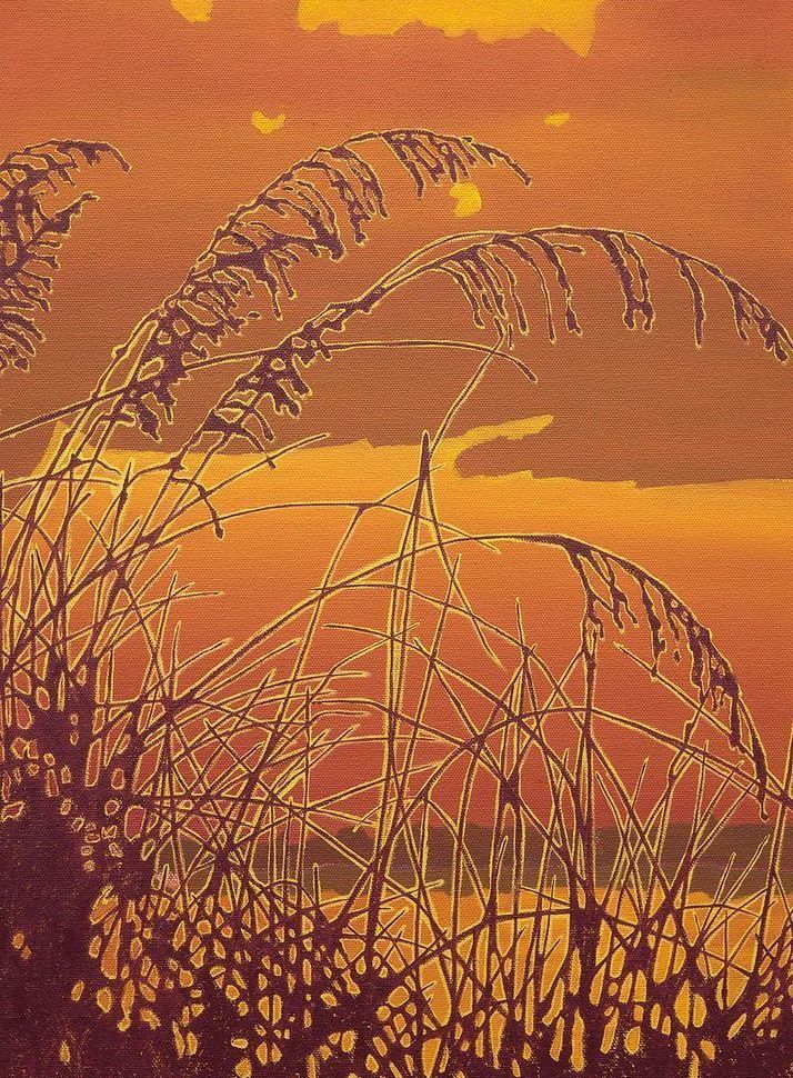 Sea Oats Ii Card Art | Joseph Jackino