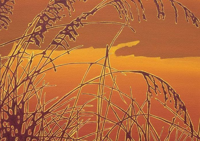 Sea Oats Ii Card Art | Joseph Jackino
