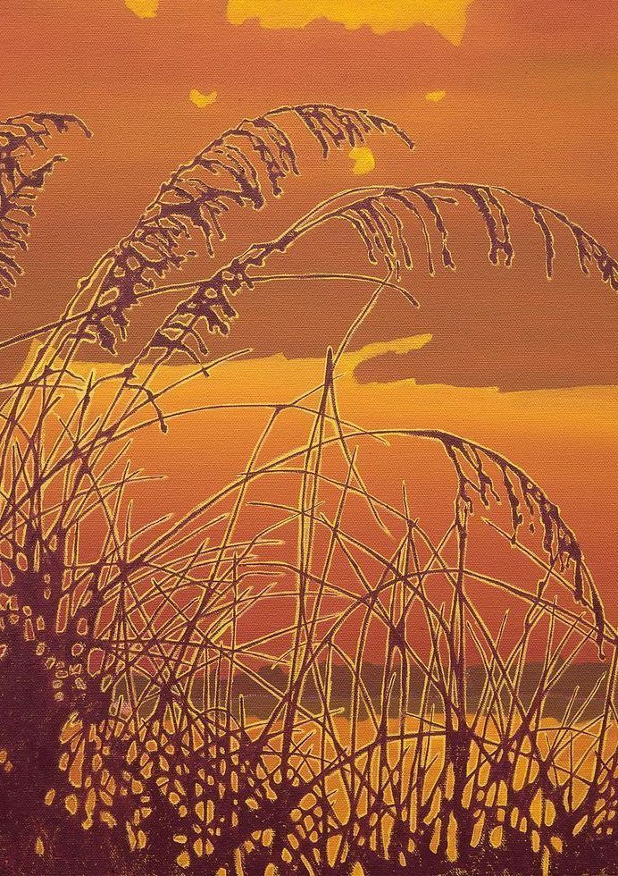 Sea Oats Ii Card Art | Joseph Jackino