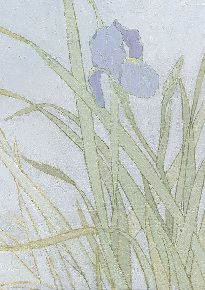 Purple Iris Card Art | Joseph Jackino