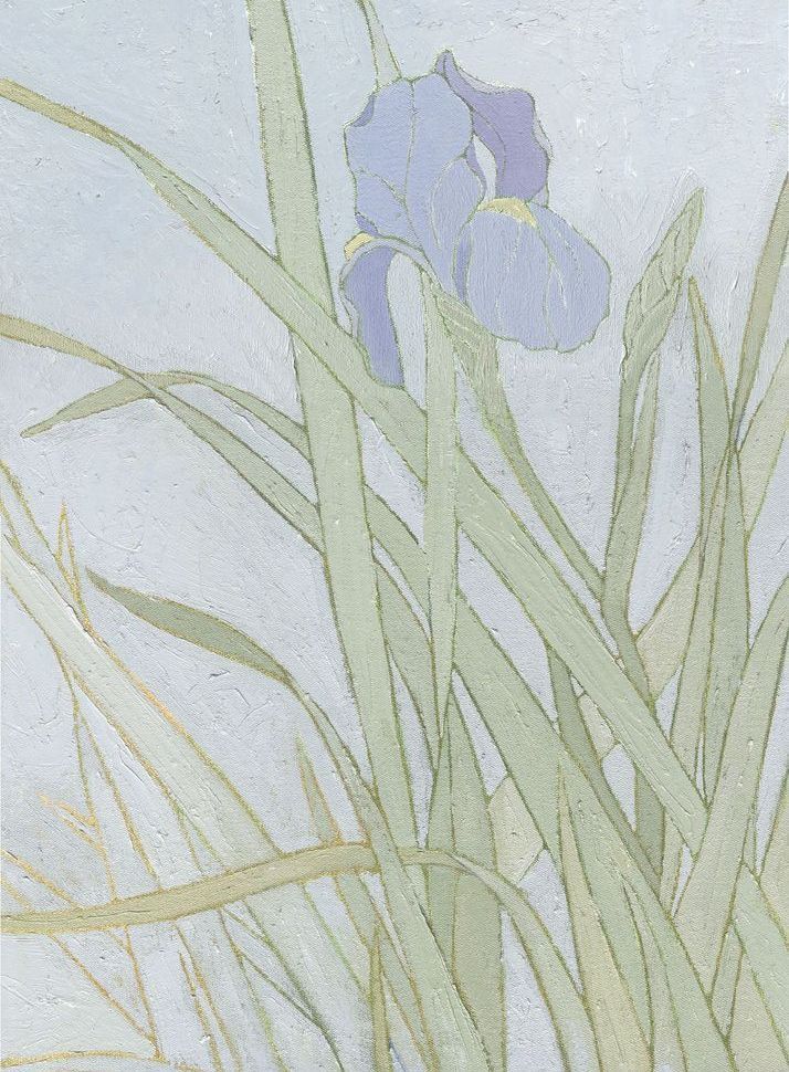 Purple Iris Card Art | Joseph Jackino