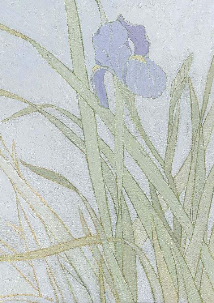 Purple Iris Card Art | Joseph Jackino