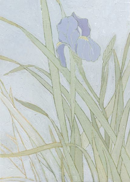 Purple Iris Card Art | Joseph Jackino